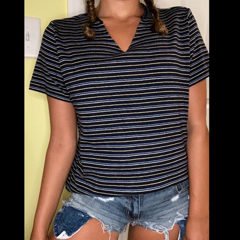 Karen Scott striped shirt